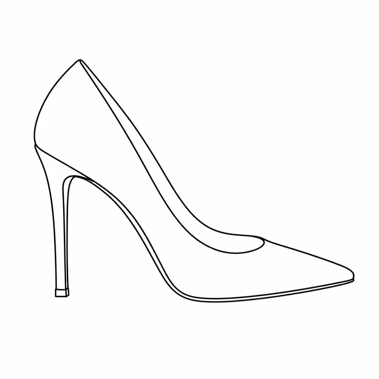 Line art · heels