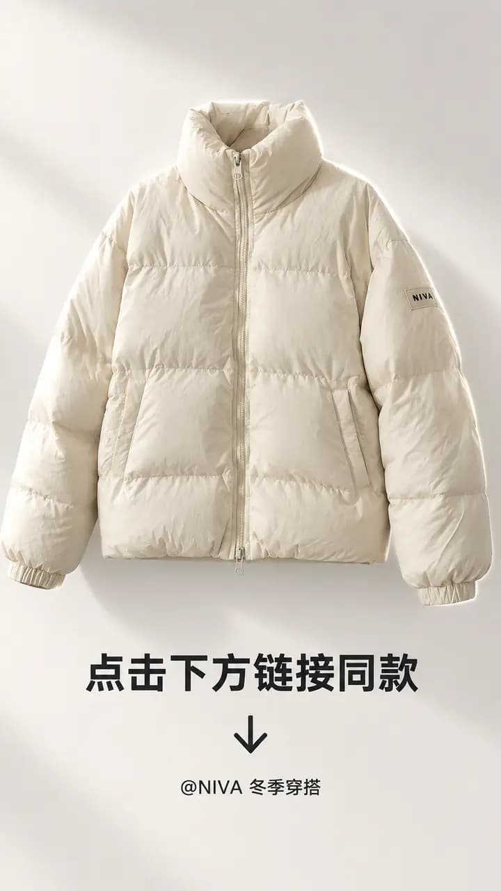 视频结尾引导卡 · 羽绒服