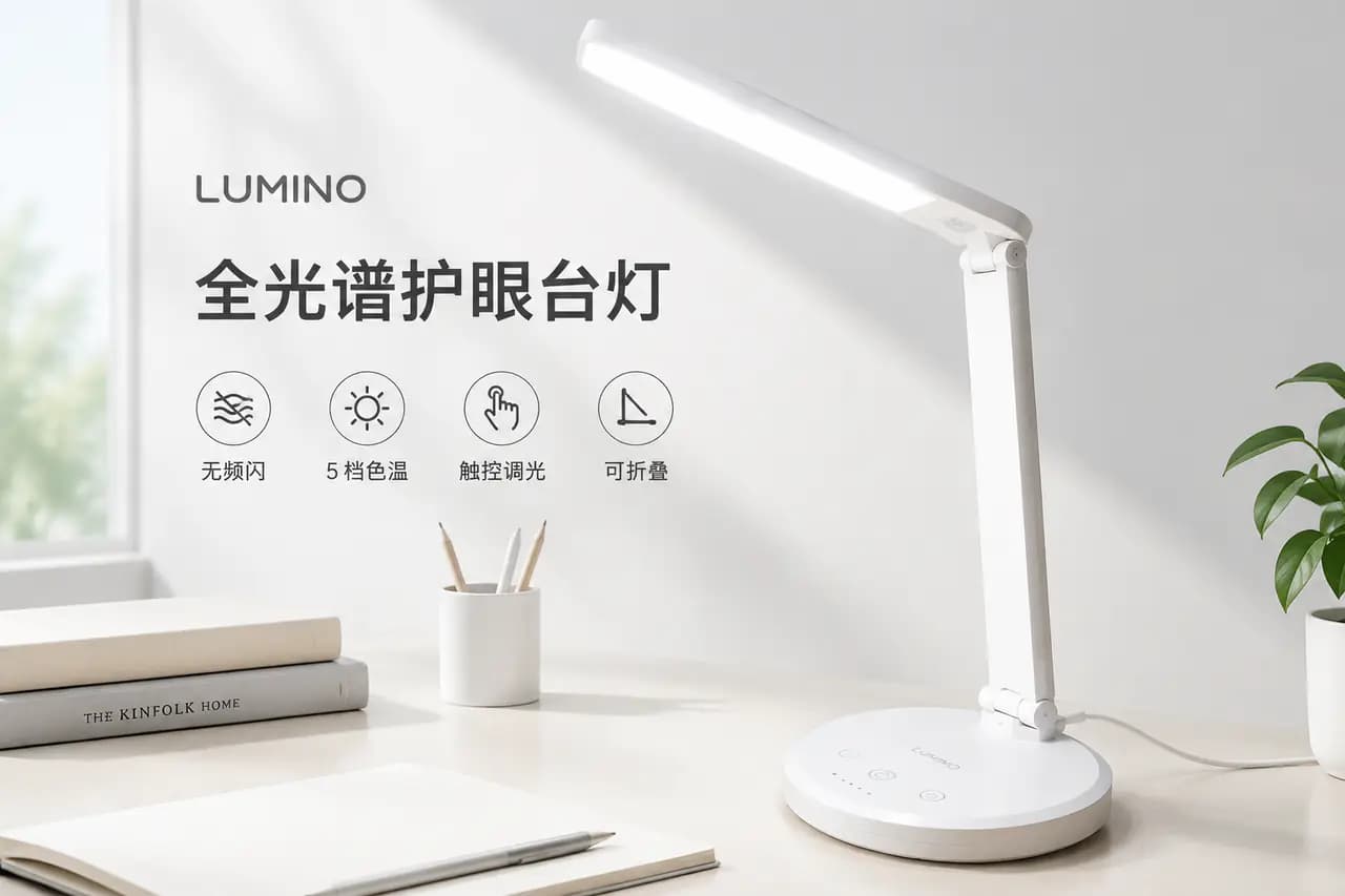 A+ 详情页 · 护眼台灯