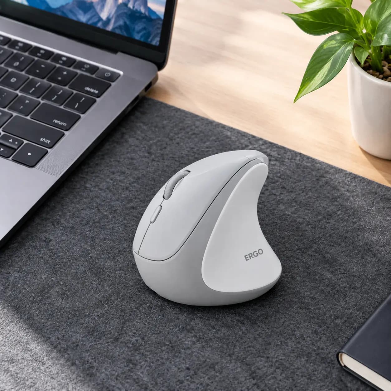 Product swap · desk scene